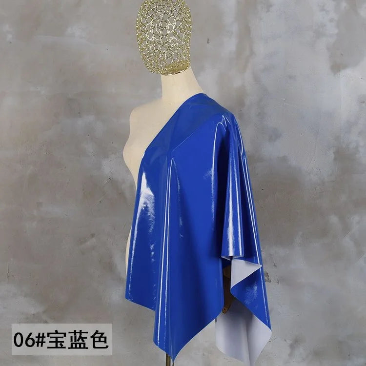 High Waist Slim Fit Faux Latex Mini Skirt for Women