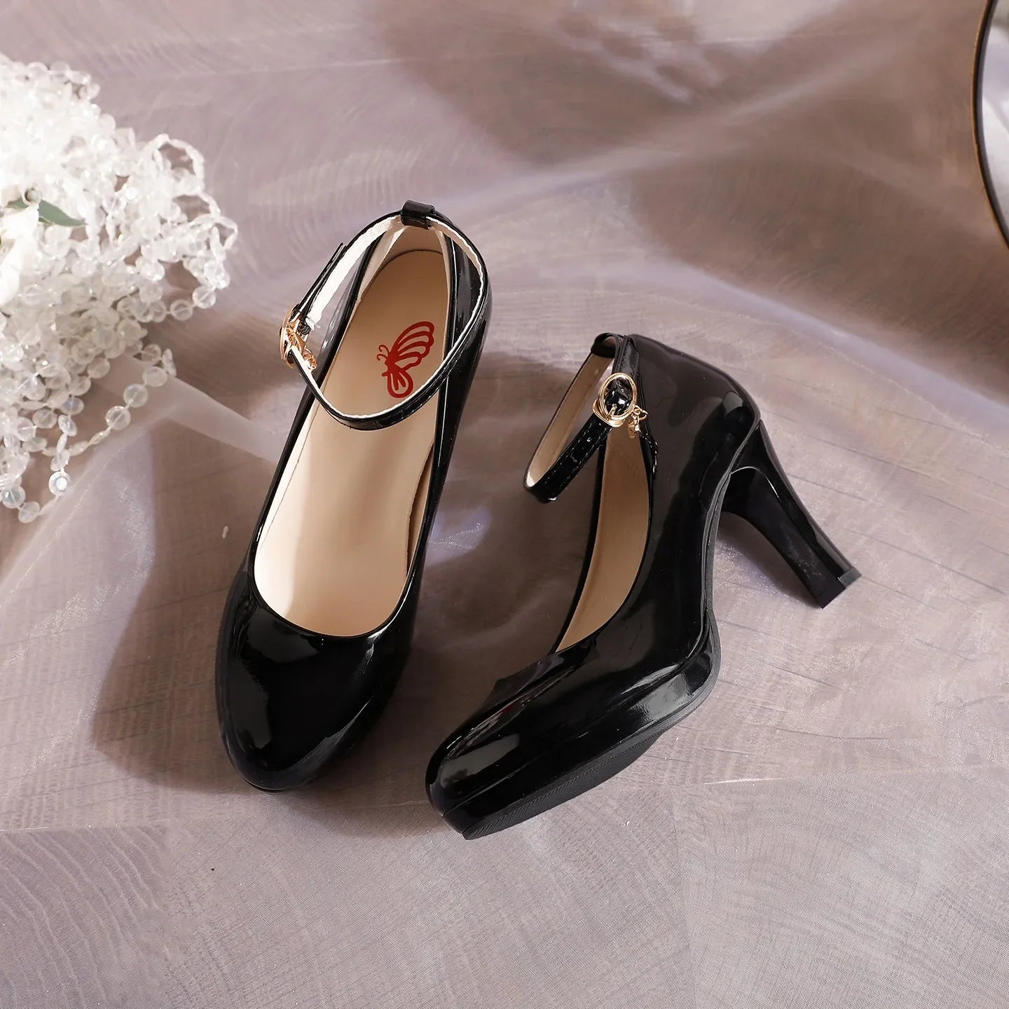 Elegant Comfortable Classic Mary Jane Pumps for Women