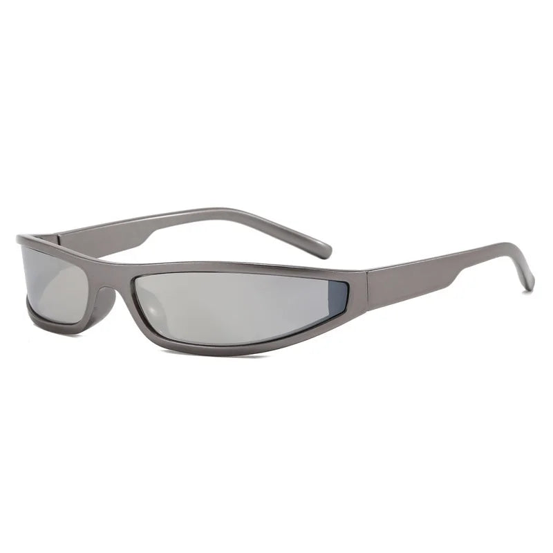 Y2K Wraparound Rectangle Sunglasses