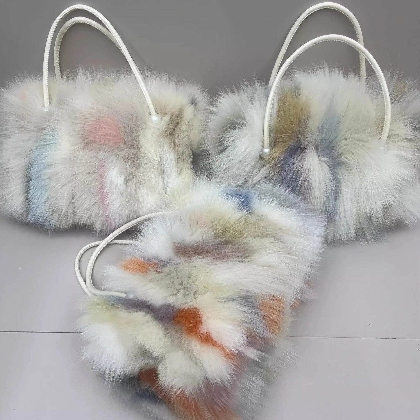 Fox Fur Bag Winter Women Shoulder Bag Female Fashion Chain Shoulder Bags Real Fur Purse Natural Fur Hand Bags Evening Party Bag
