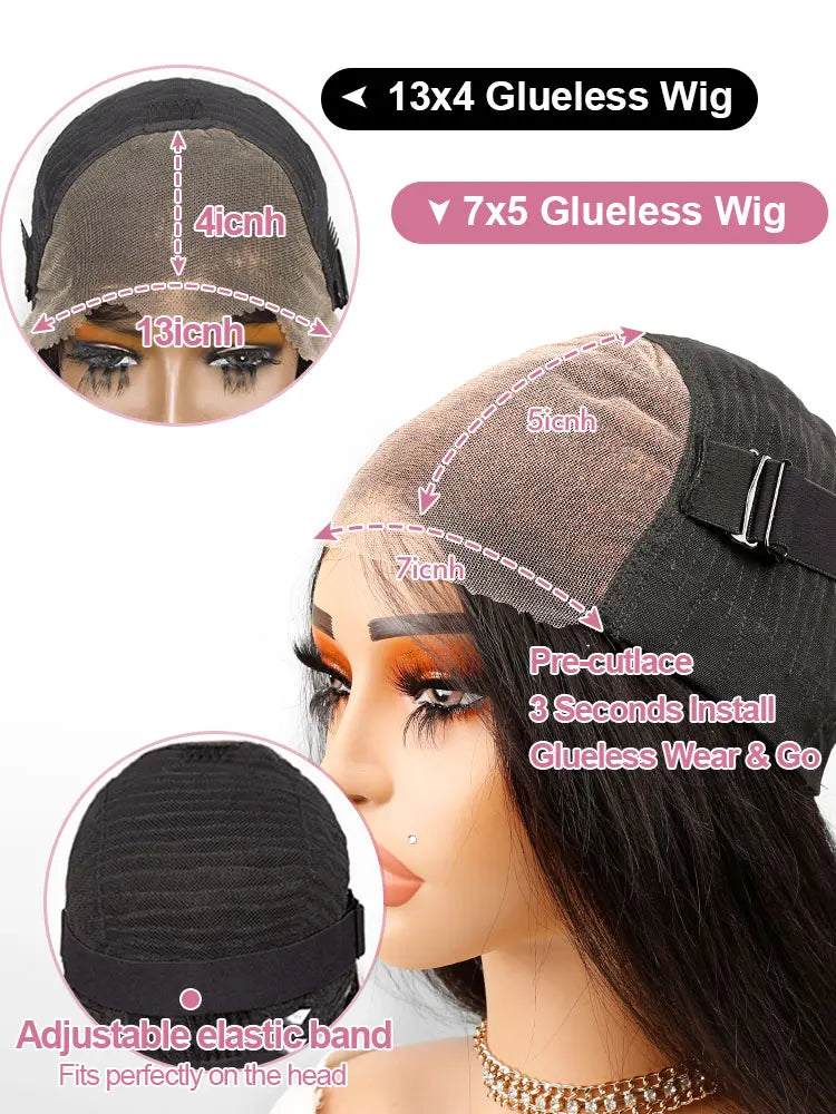 Bone Straight Lace Wig