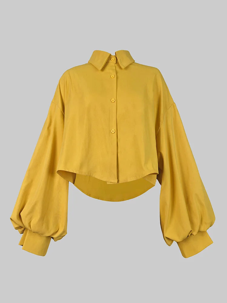 Beautyblue Elegant Women's Coats&Pants Yellow Pant Sets New Casual Buttoned Pleated Lapel Blazer Blouses Pockets Trousers Female