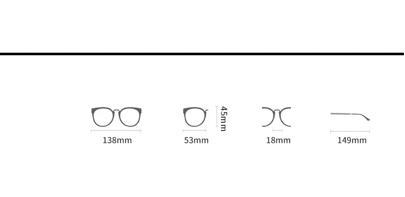 Gradient Frame Fashion Glasses