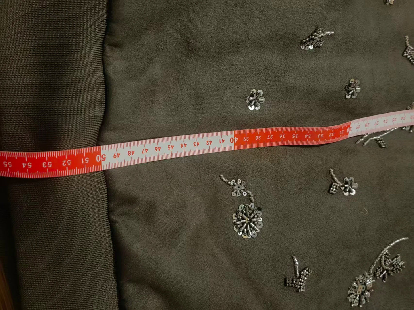 2026 Winter New Coat for Women,Retro Heavy Industry Nail Bead Suede Embroidery Loose Cotton Jacket