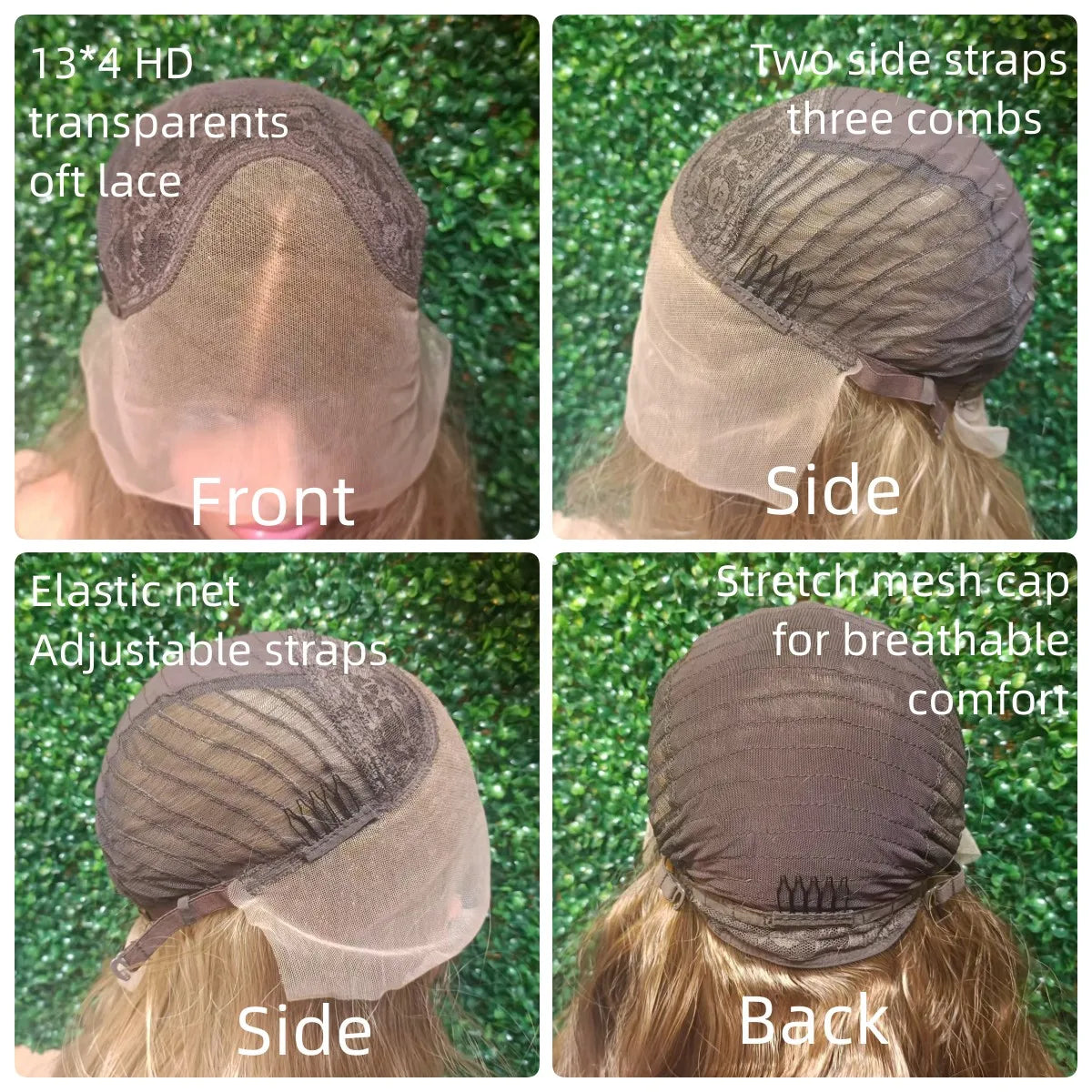 Highlighted Straight Synthetic Lace Wig