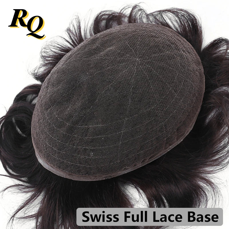 Pre Styled Wavy Full Lace Human Hair Topper For Women