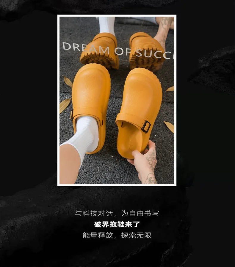 Retro Thick Sole Outdoor Daily Slippers