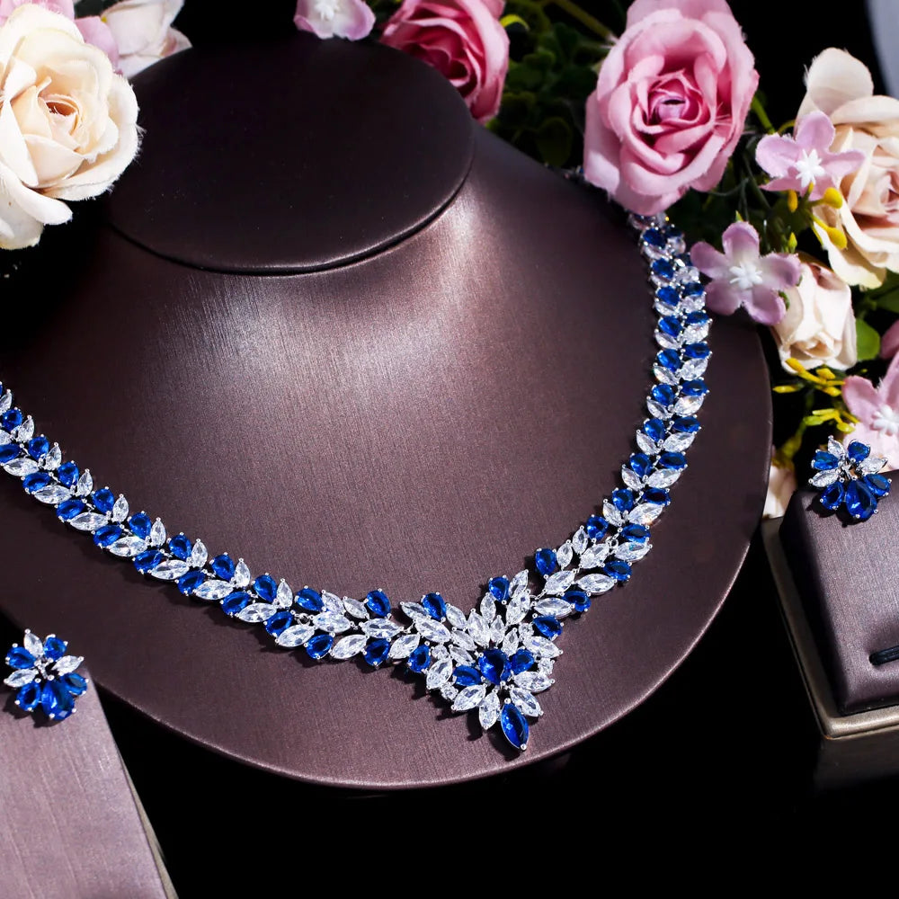 Yellow Cubic Zirconia Bridal Jewelry Set