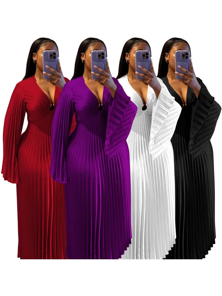 Elegant African Wedding Maxi Kaftan Dress for Women