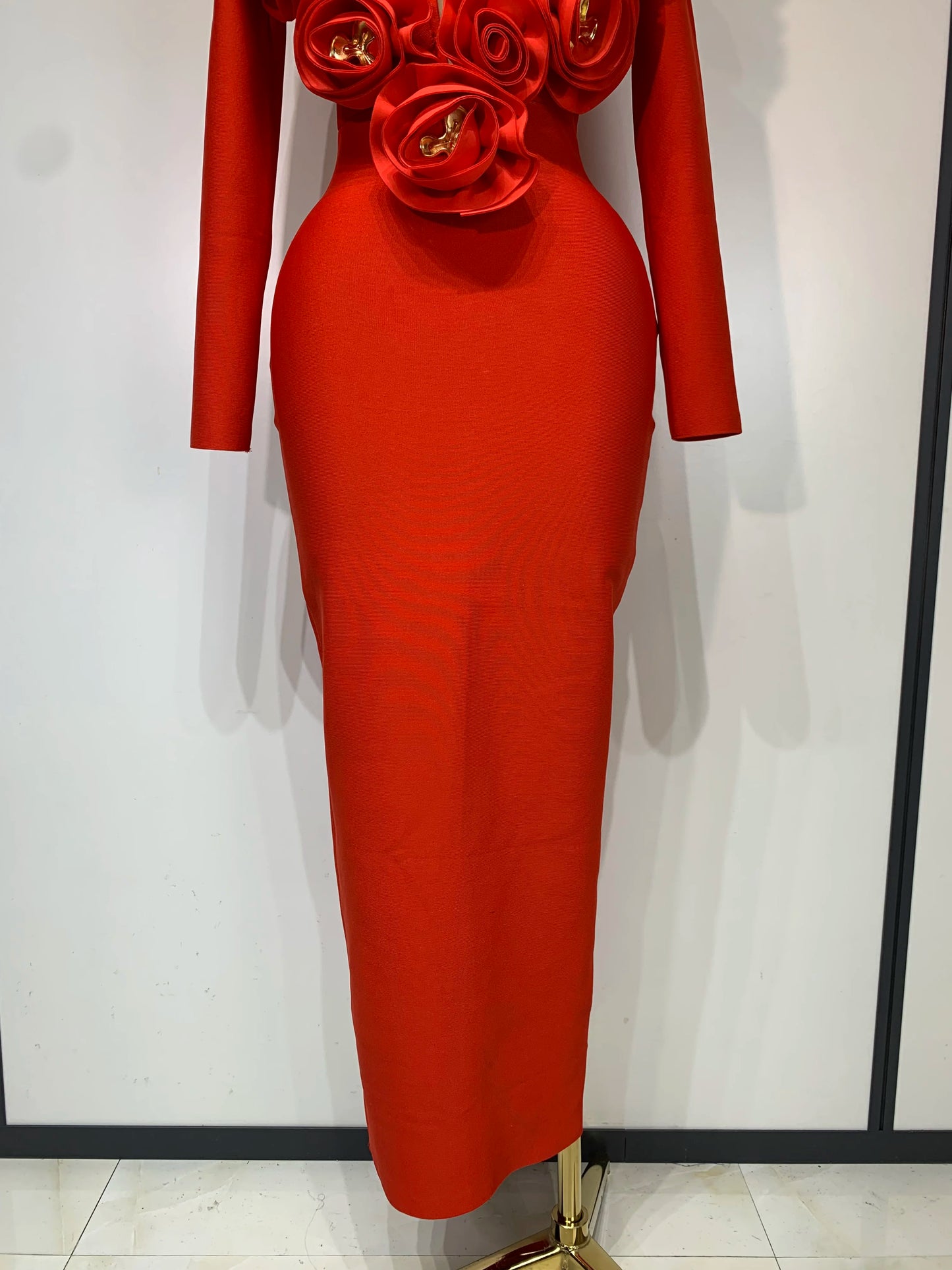 2025 New Fashion 3D Flower Sleeveless Bodycon Bandage Dress Women Celebrity Elegant Party Club Luxury Birthday Dress Vestidos ﻿