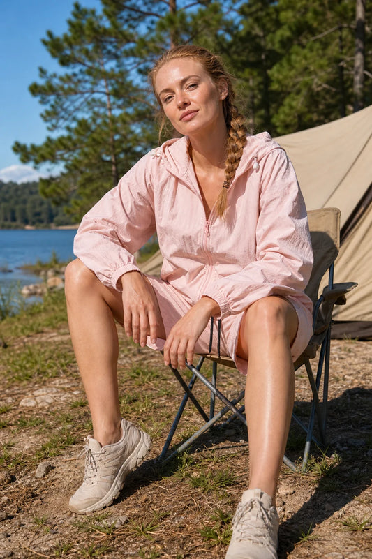 Lightweight UV Protection Hooded Sun Jacket for Women