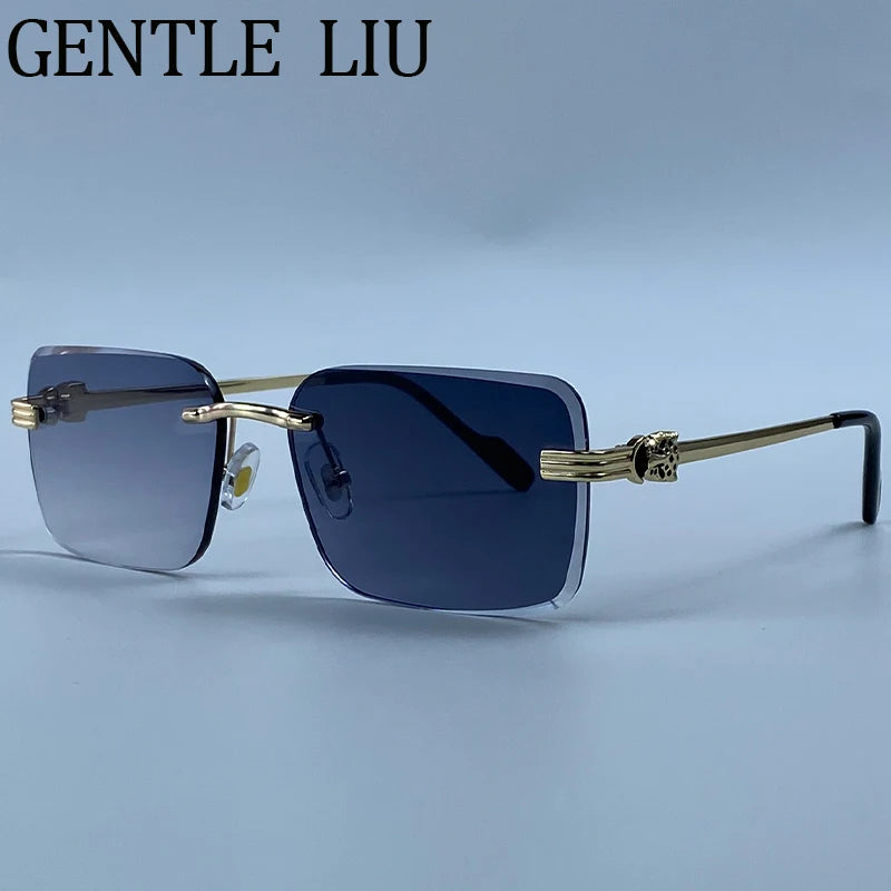 Rimless Photochromic Sunglasses