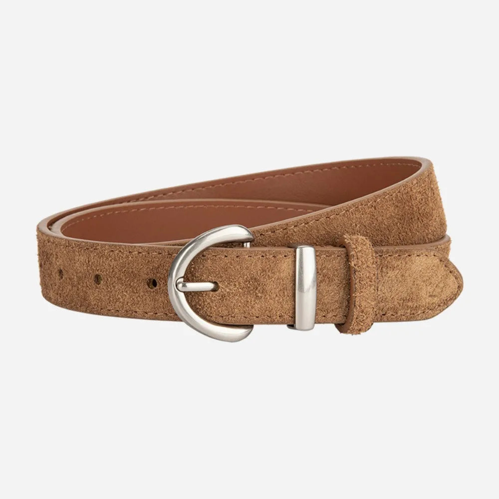 Retro Style Suede Belt
