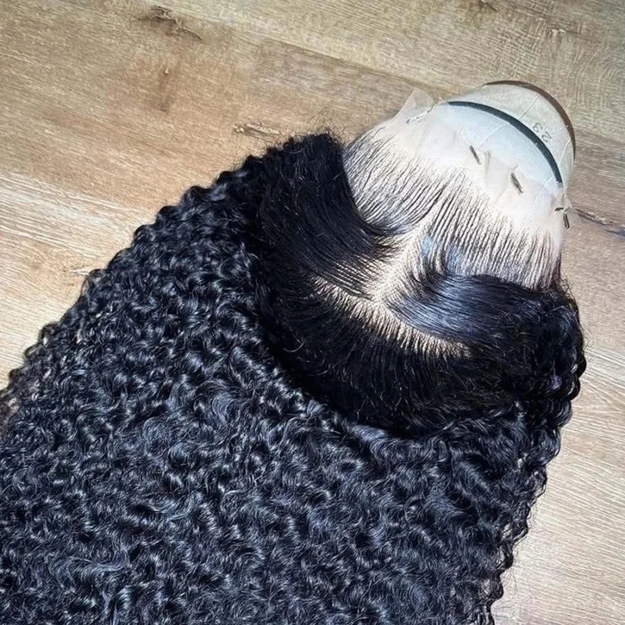 Luxurious Deep Wave Curly Lace Frontal Wig For Women