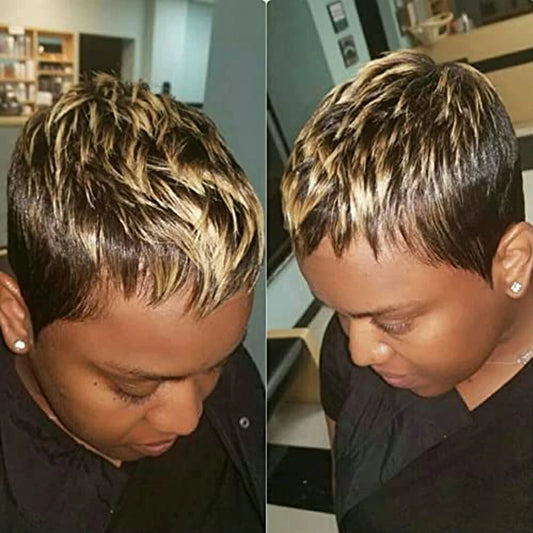 Short Red Hair Wig Synthetic Short Wigs for Black Women Short Haircut Wig Short Red for Women