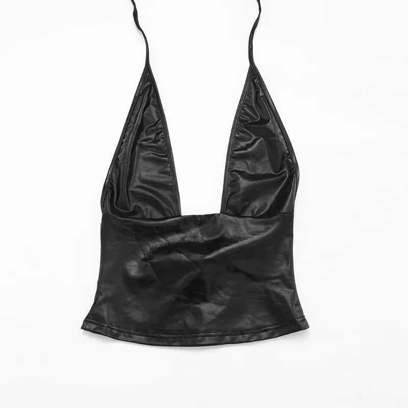 Lace Up Halter Top Strappy Two Piece Set Summer Ready for Women