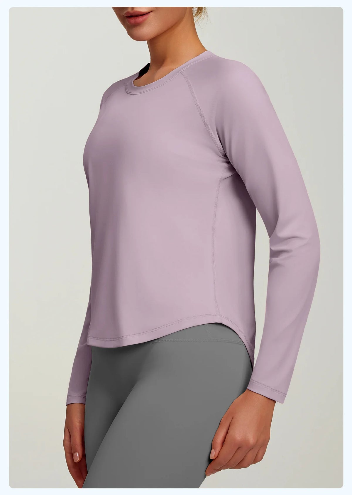 Breathable Loose Mesh Long Sleeve Yoga Top for Women