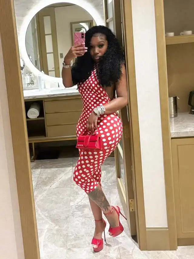 Colorful Patchwork Backless Bodycon Romper for Women