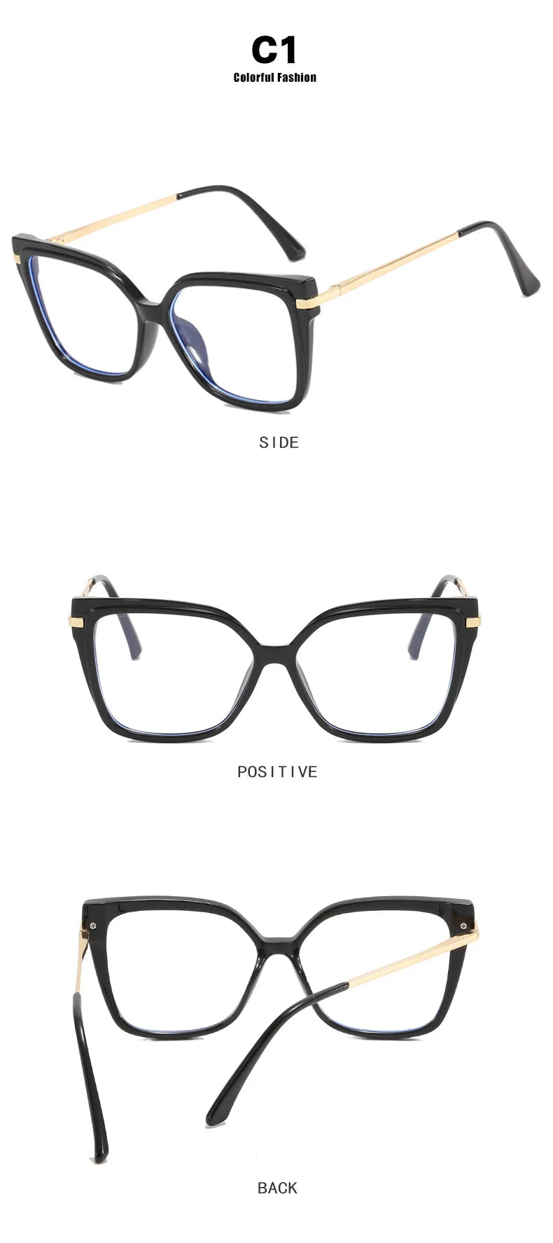 Leopard Square Frame Blue Light Blocking Reading Glasses For Women