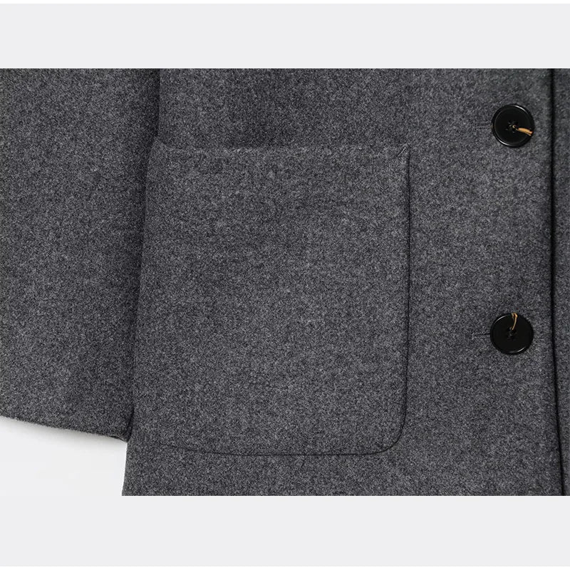 Classic Long Trench Coat With Detachable Scarf for Women