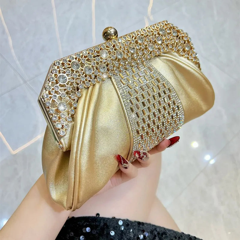 Cloud Shaped Evening Clutch Crossbody Bag