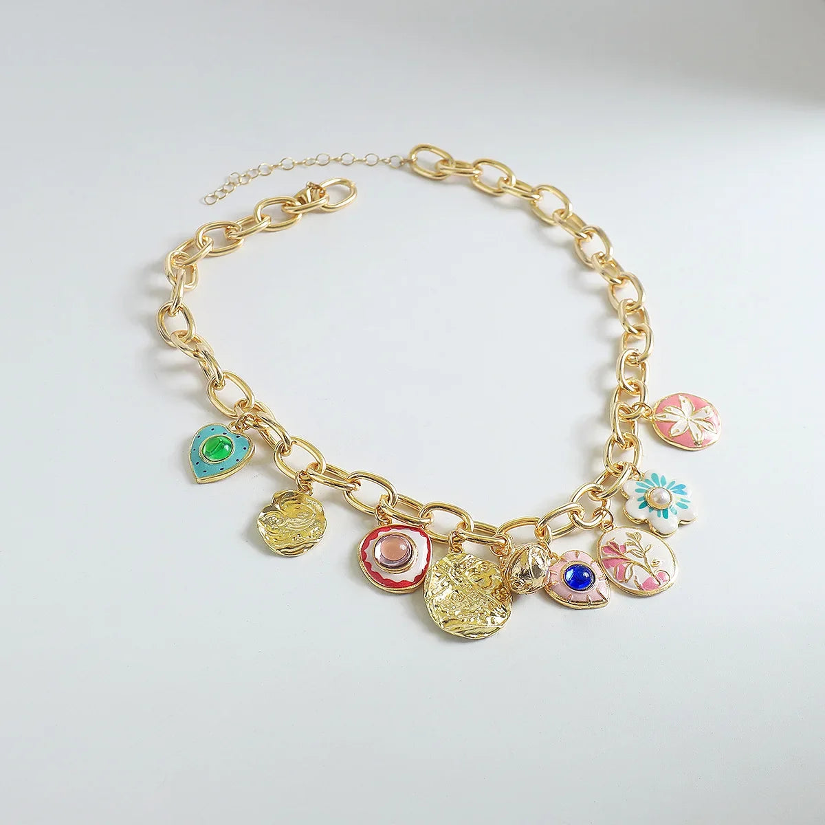 Medieval Enamel Jewelry Set