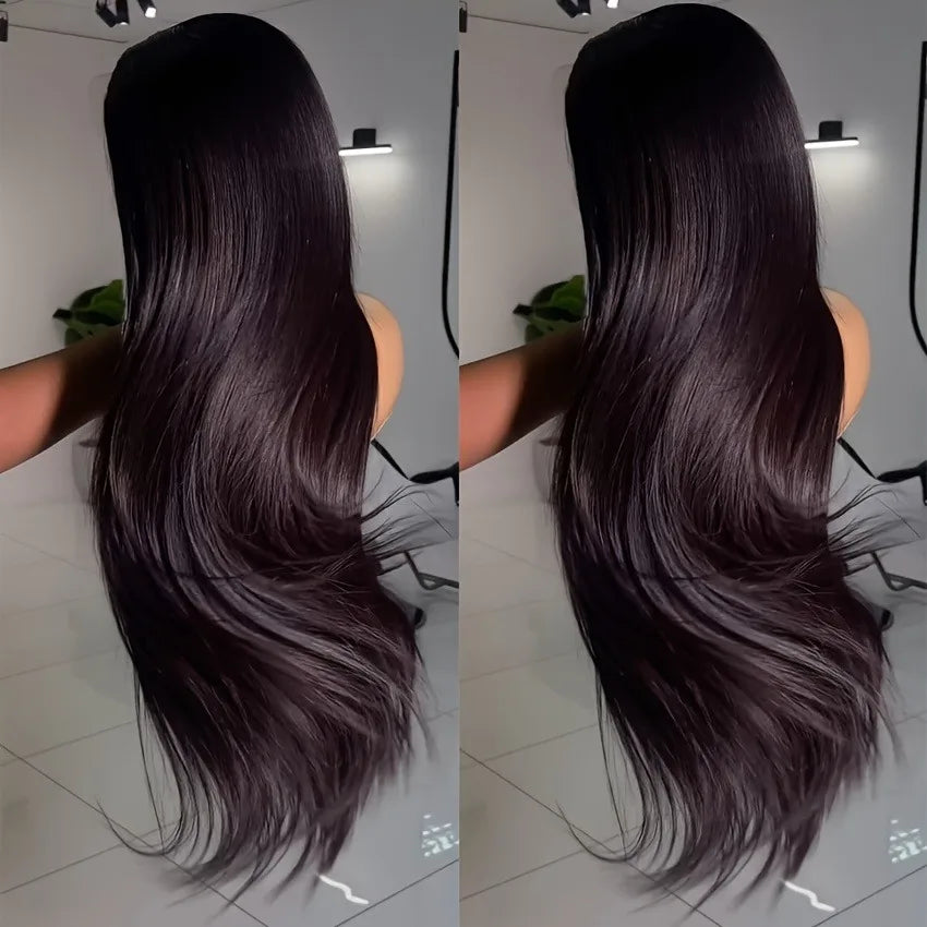 Glueless HD Straight Remy Human Hair Wig for Women