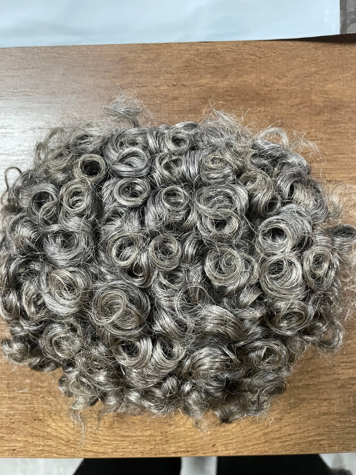 Breathable Curly Invisible Full Lace Human Hair Wig for Women