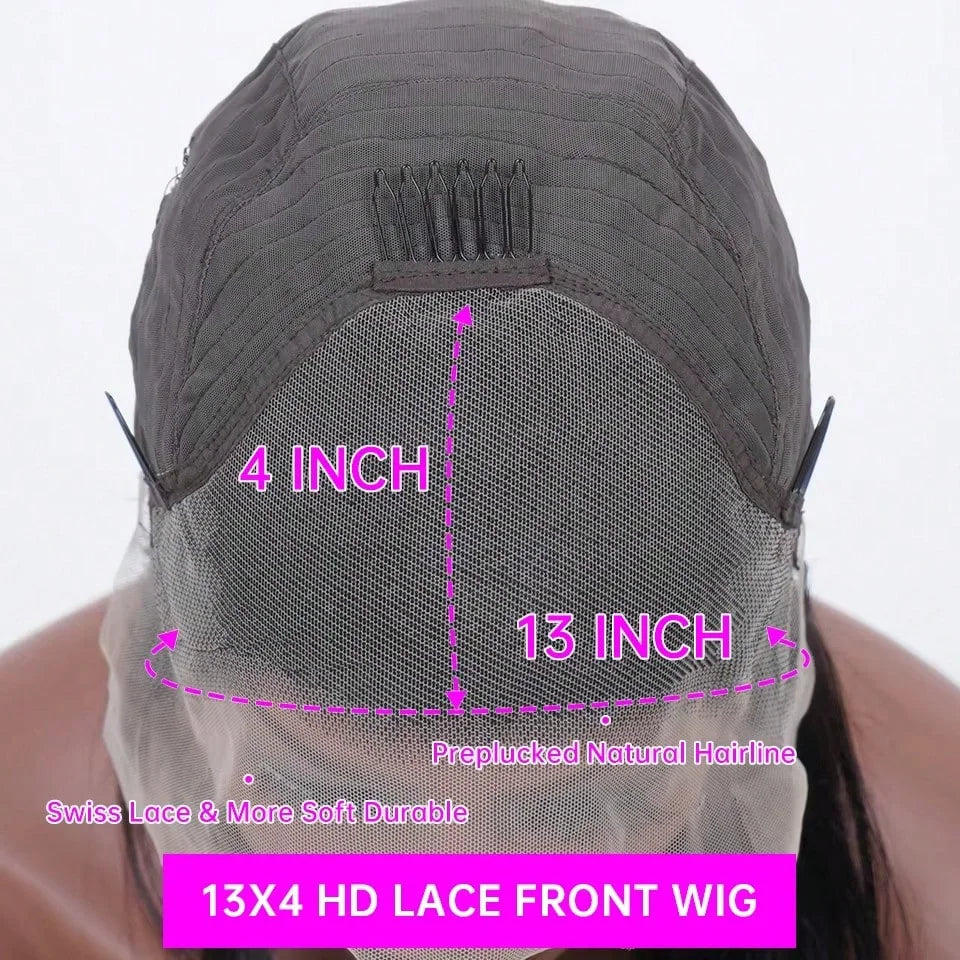 Deep Wave Lace Front Human Hair Wig