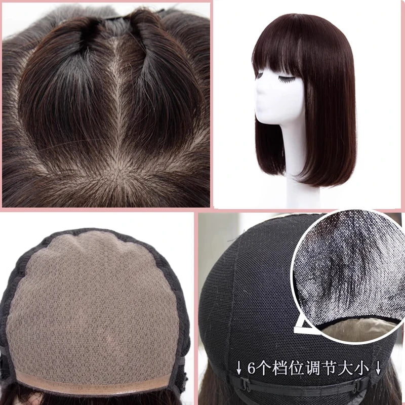 Elegant Straight Silk Base Lace Front Wig For Women