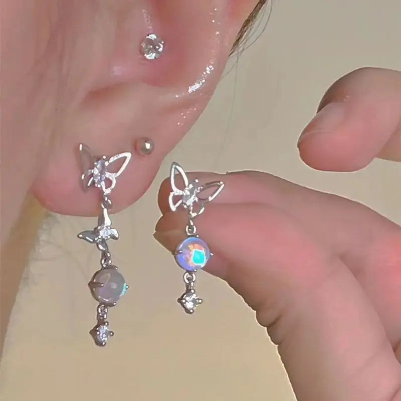 Geometric Non Pierced Clip On Earrings
