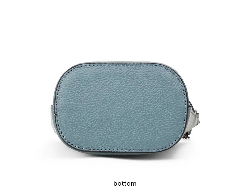 Genuine Leather Crocodile Pattern Crossbody Bag for Women