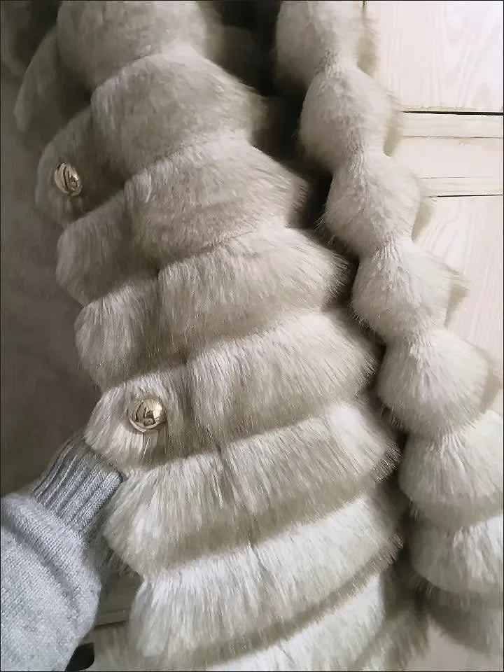 Faux Fur Coat for Women,Single Breasted Jacket,Thicken Warm,High Quality,Preppy Style, Female Clothes,New,Winter,2025