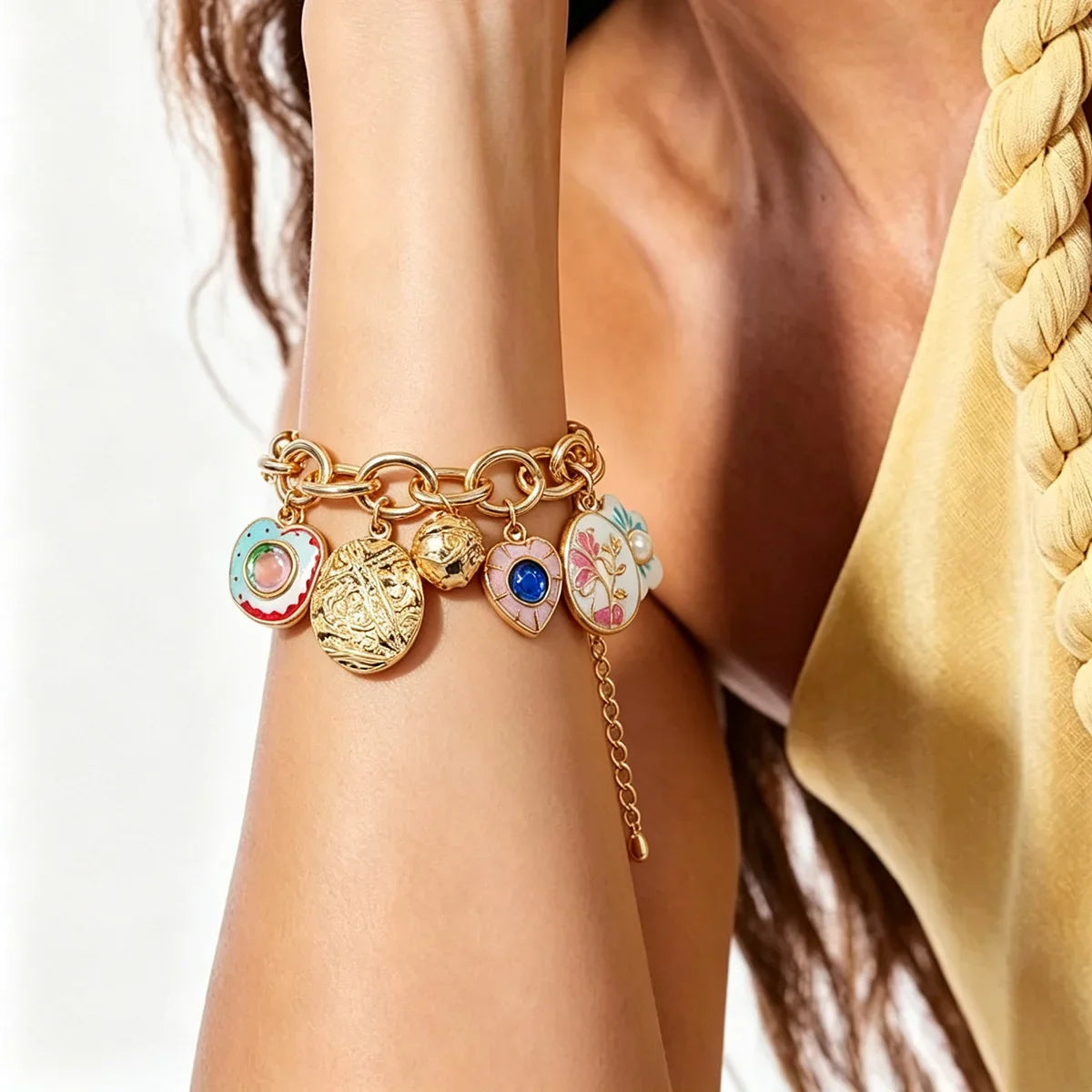 Medieval Enamel Jewelry Set