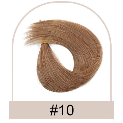 Straight Keratin Fusion Human Hair Extensions for Women
