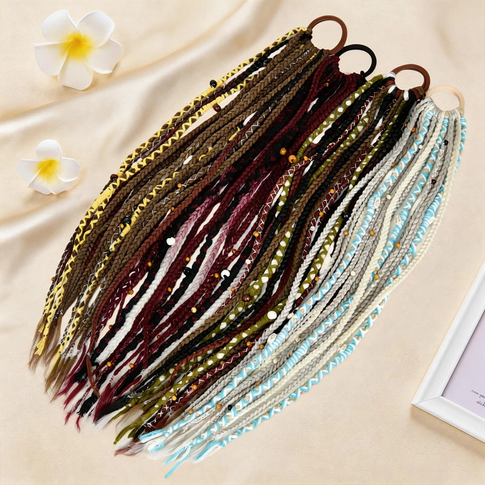 Handcrafted Boho Braided Ponytail Extension For Women