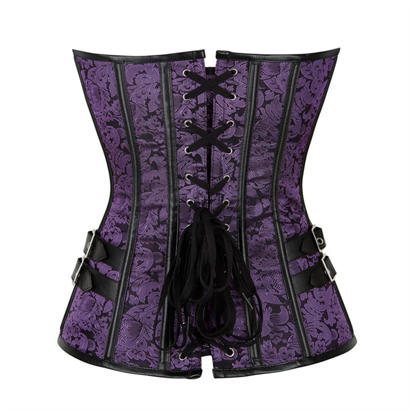Elegant Retro Gothic Overbust Corset Tops for Women