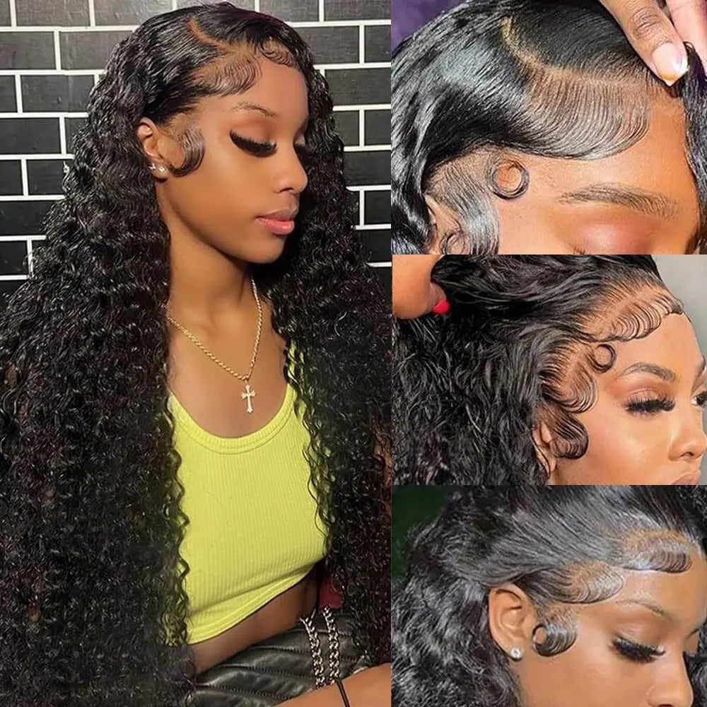 Glueless Deep Wave Human Hair Wig