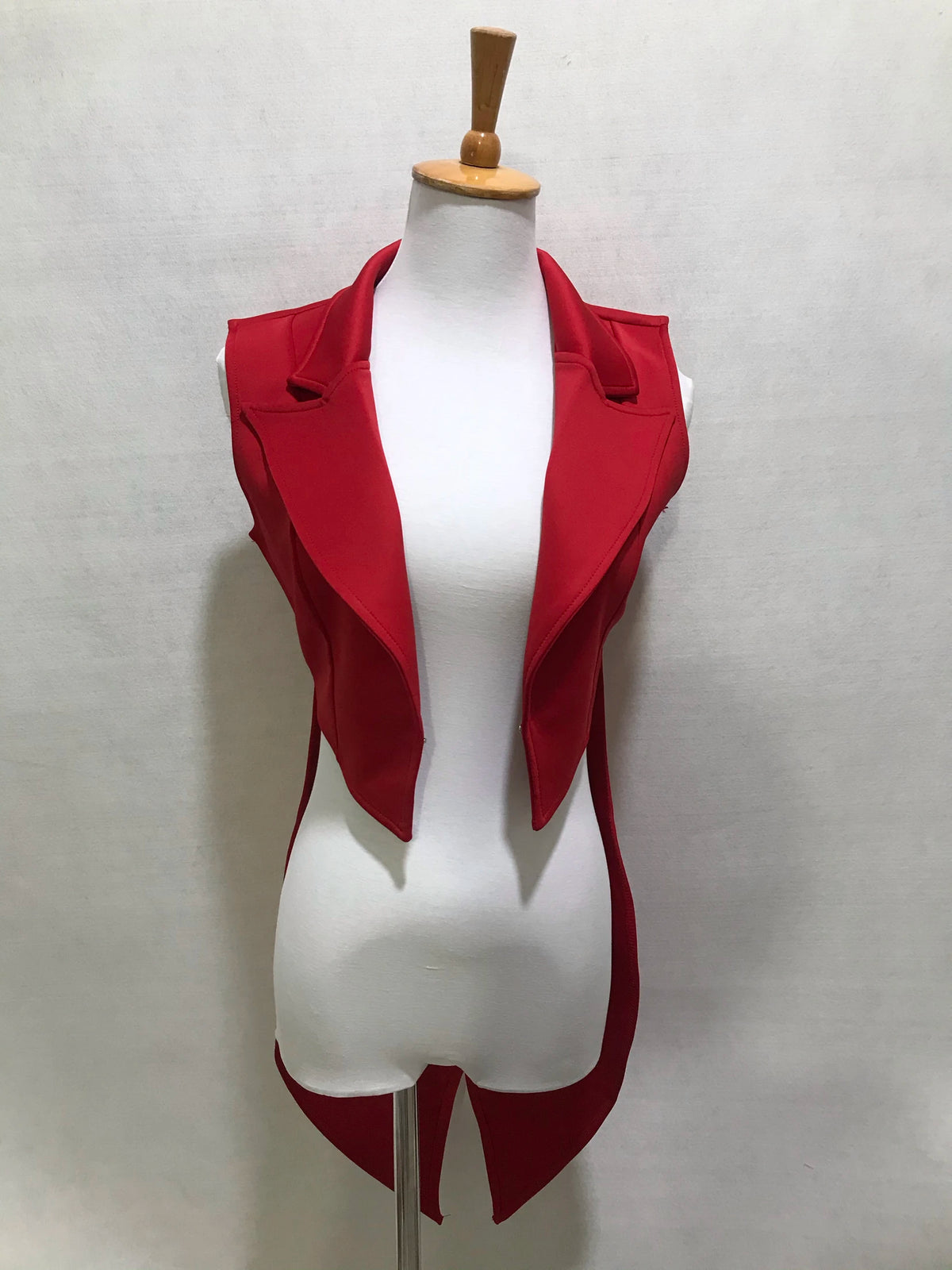 Black And White Tailcoat Dance Performance Costume for Women
