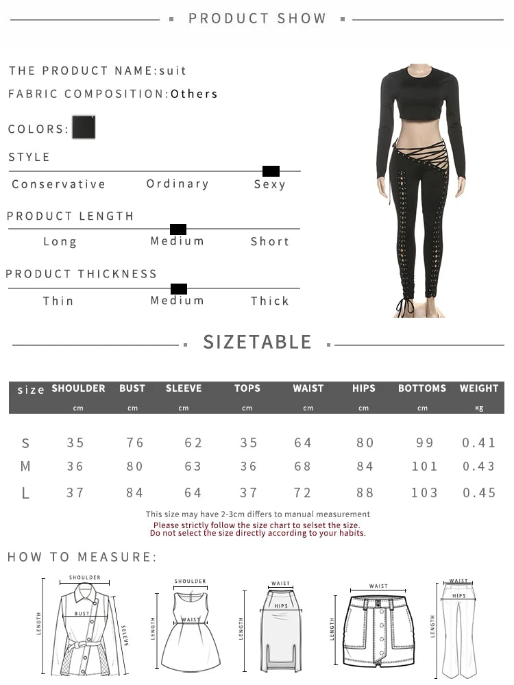 Asymmetrical Crop Top and Shirred Pants Two Piece Set for Women