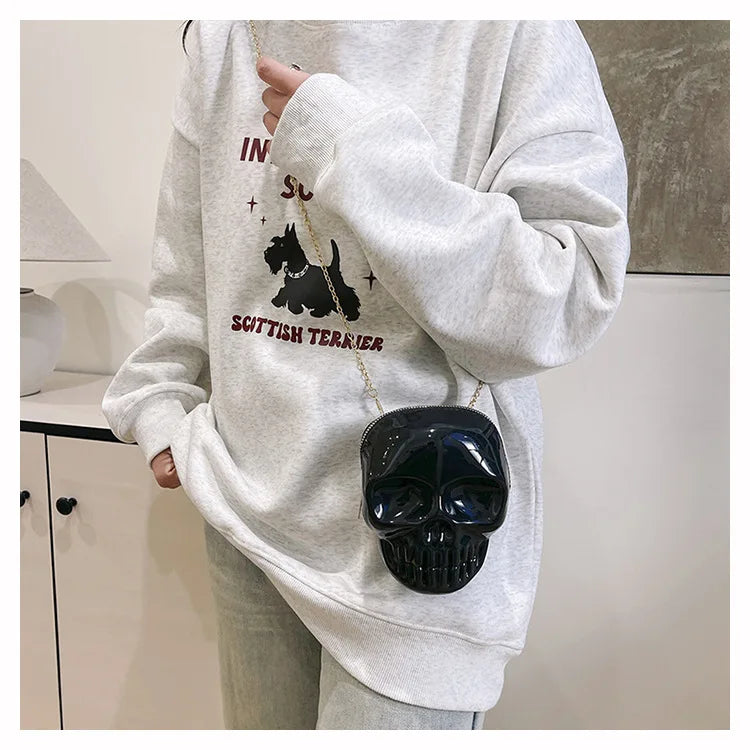 Ghost Print Halloween Crossbody Bag
