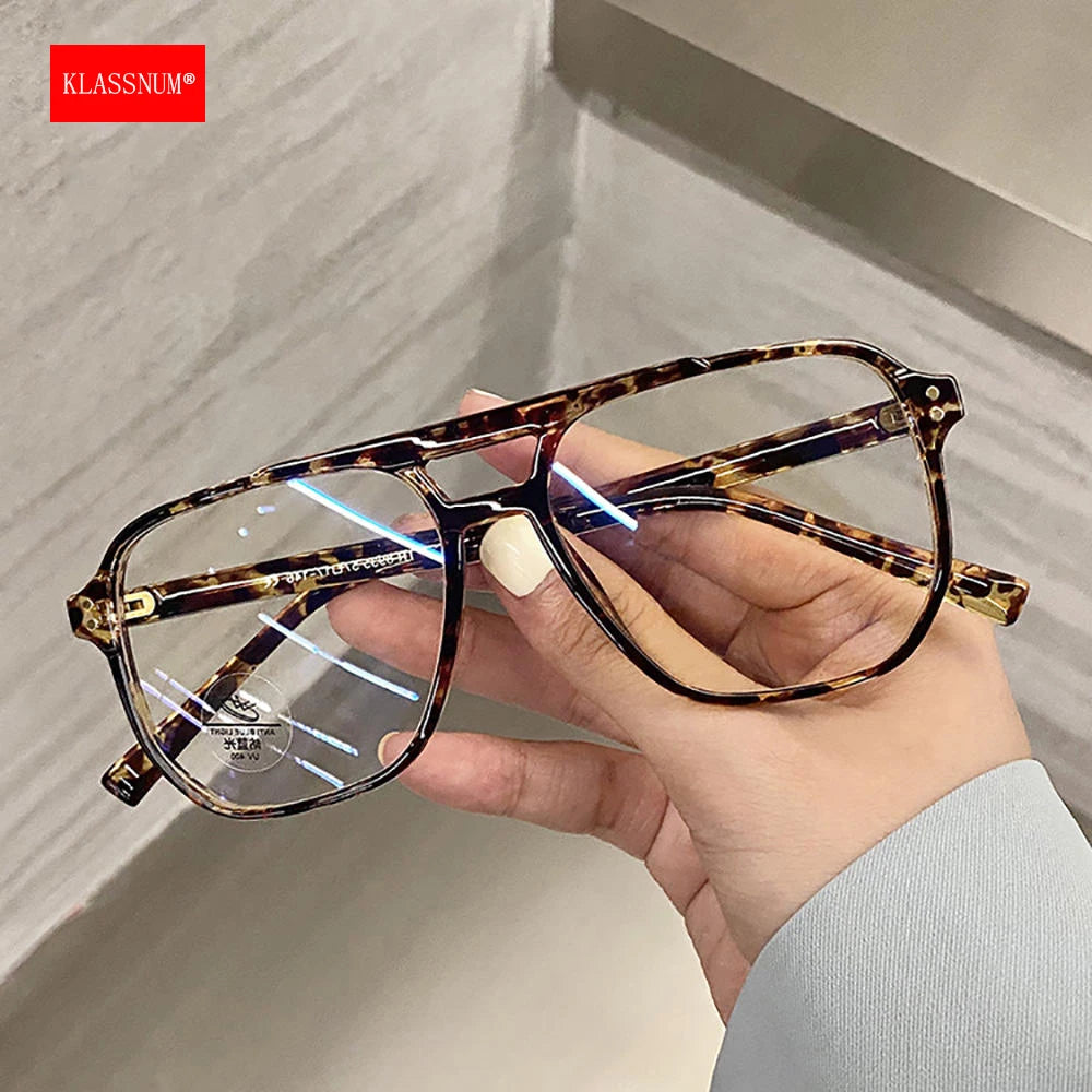 Retro Square Blue Light Blocking Glasses
