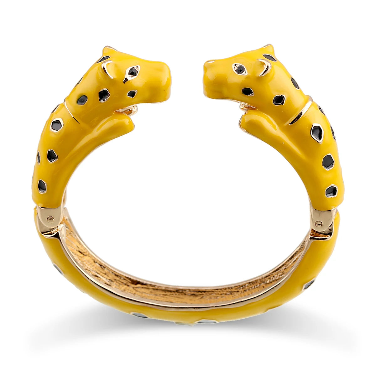 Fashion Colorful Double Leopard Cuff Bracelet for Women
