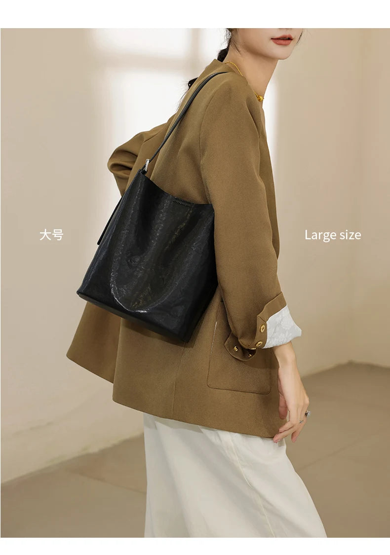 Women's Cowhide Genuine Leather Bag Ladies High Quality Luxury Designer Handbag Fashion Crossbody Bags Female Shoulder Bag Lady