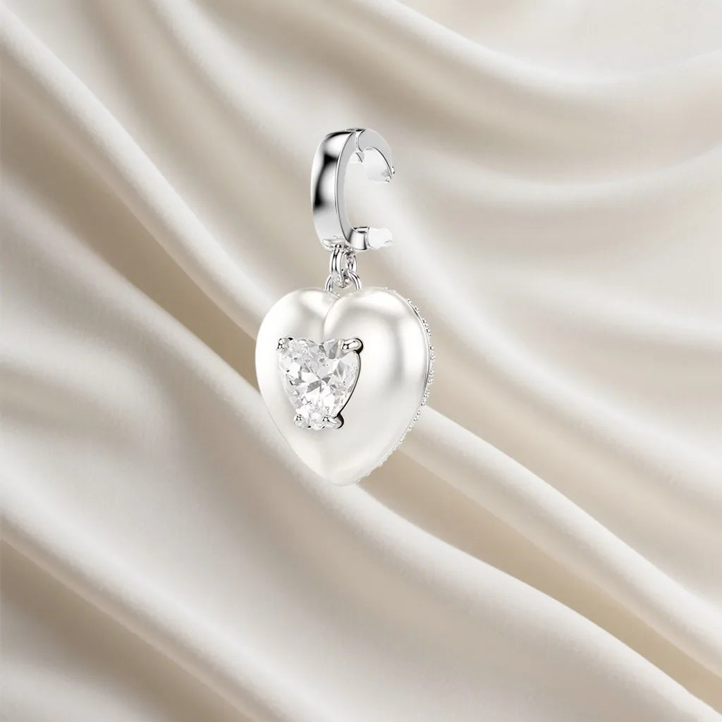 Sparkling Inlaid Pearl Pendant Jewelry Set for Women