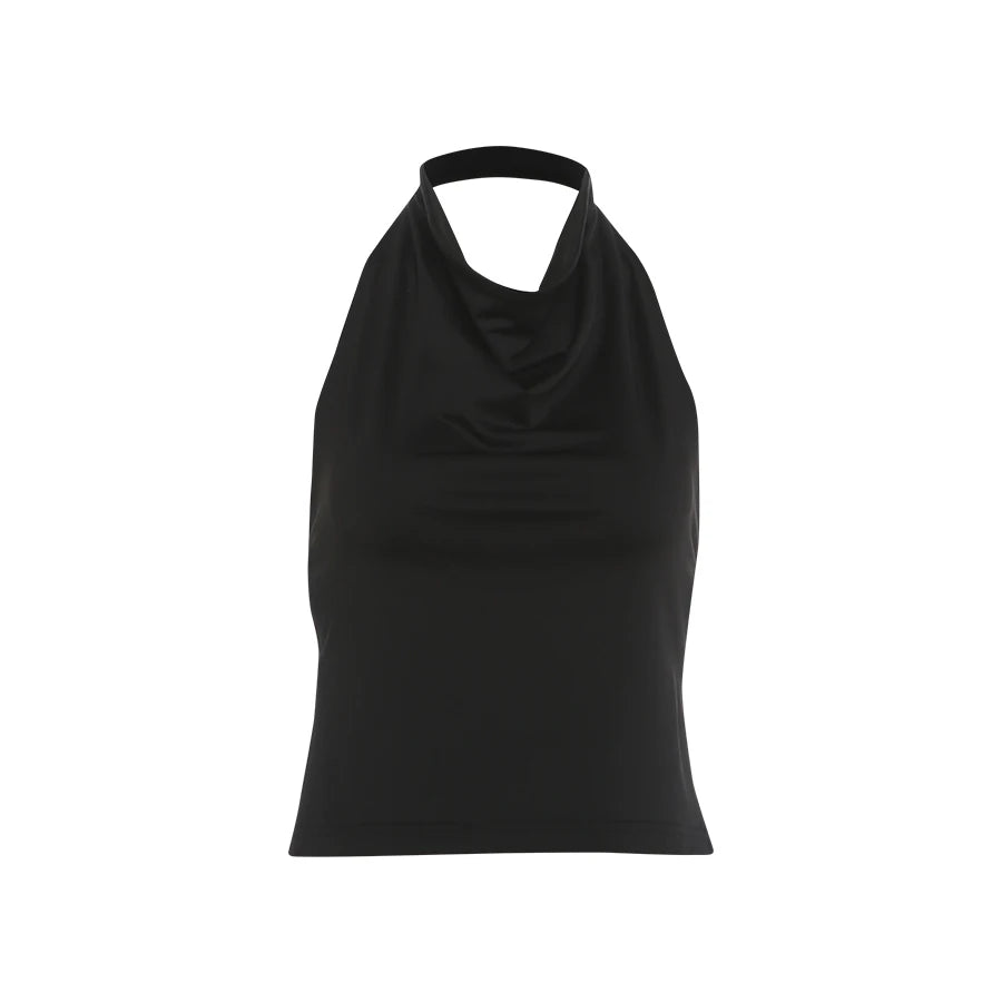 Fashion Halter Backless Stretch Tank Top for Women
