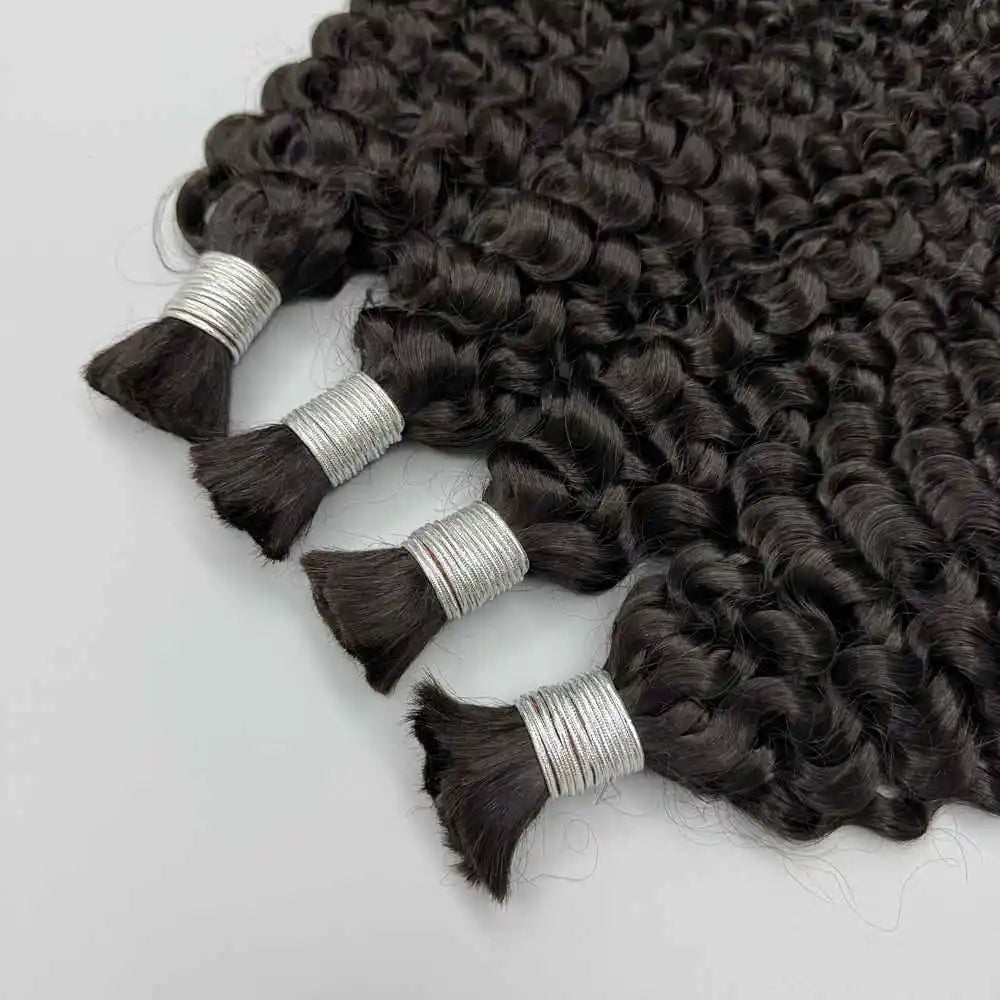 Ombre Deep Wave Human Hair Braiding Extensions for Women