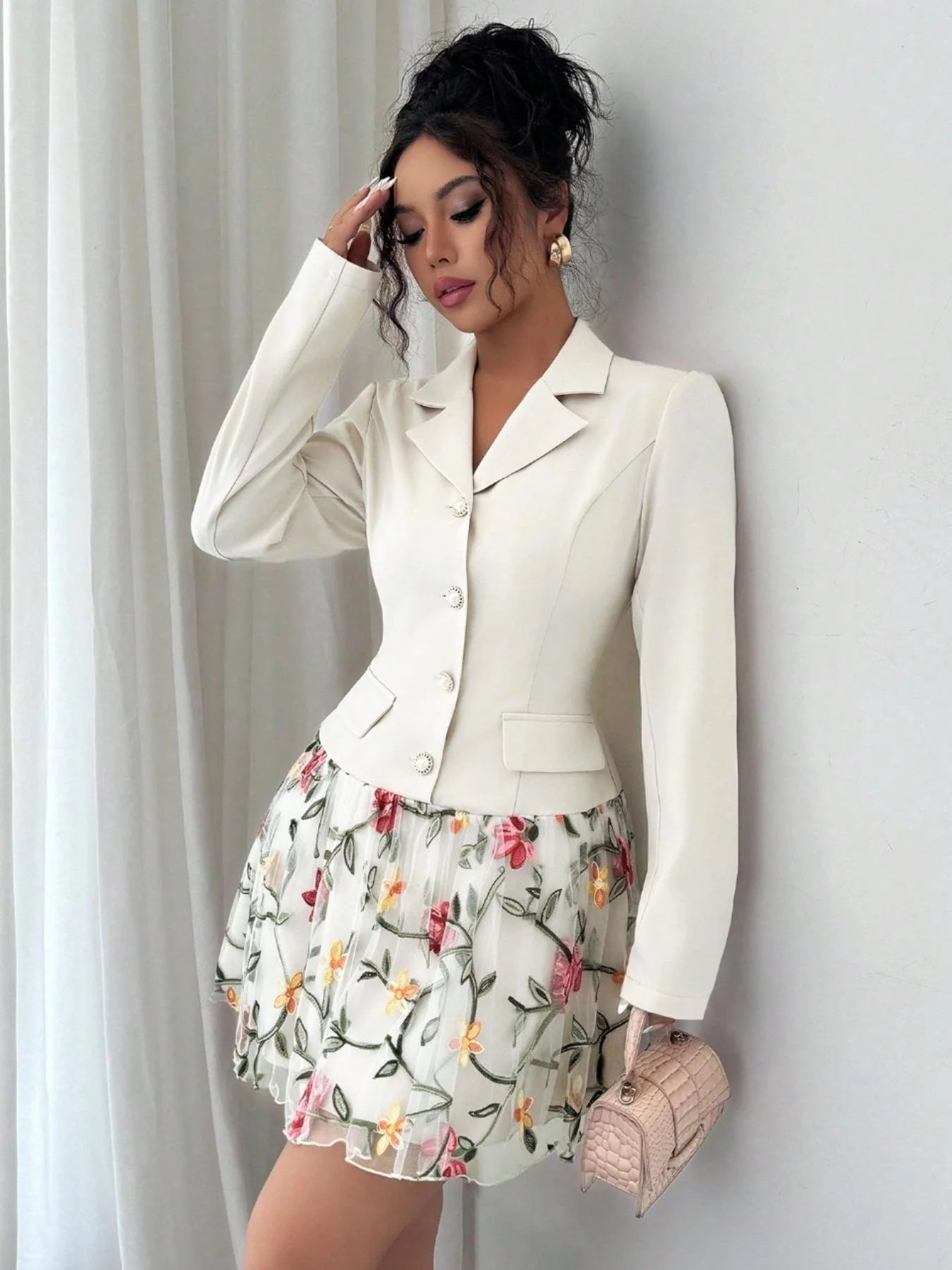 Slim-Fit Street Style Dress