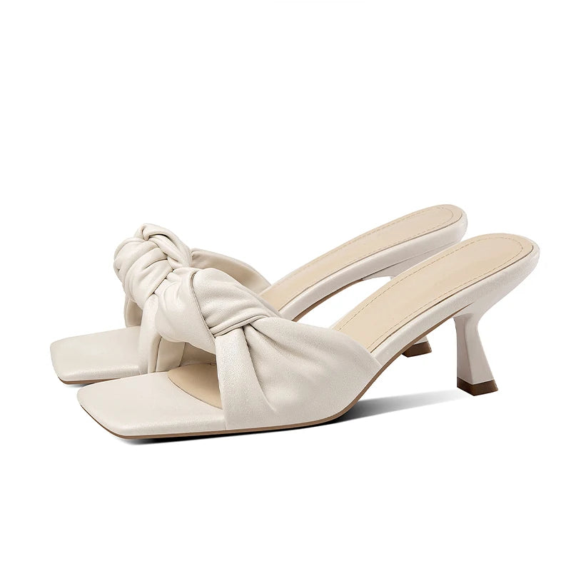 Summer Bowtie Open Toe High Heel + Sandals + for Women