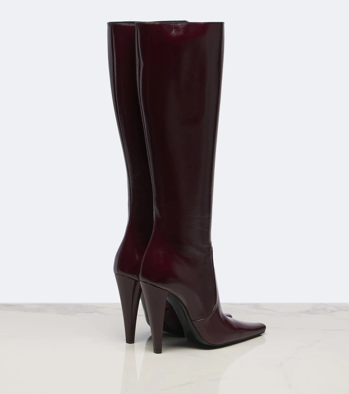 Pointed Toe Knee High Stiletto Heeled Boots for Women